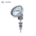 เครื่องวัดอุณหภูมิ Bi-Metal วัตถุประสงค์ทั่วไปที่เชื่อมต่อด้านข้าง