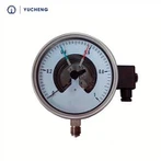 เกจวัดแรงดันท่อ Bourdon พร้อมสวิตช์สัมผัส